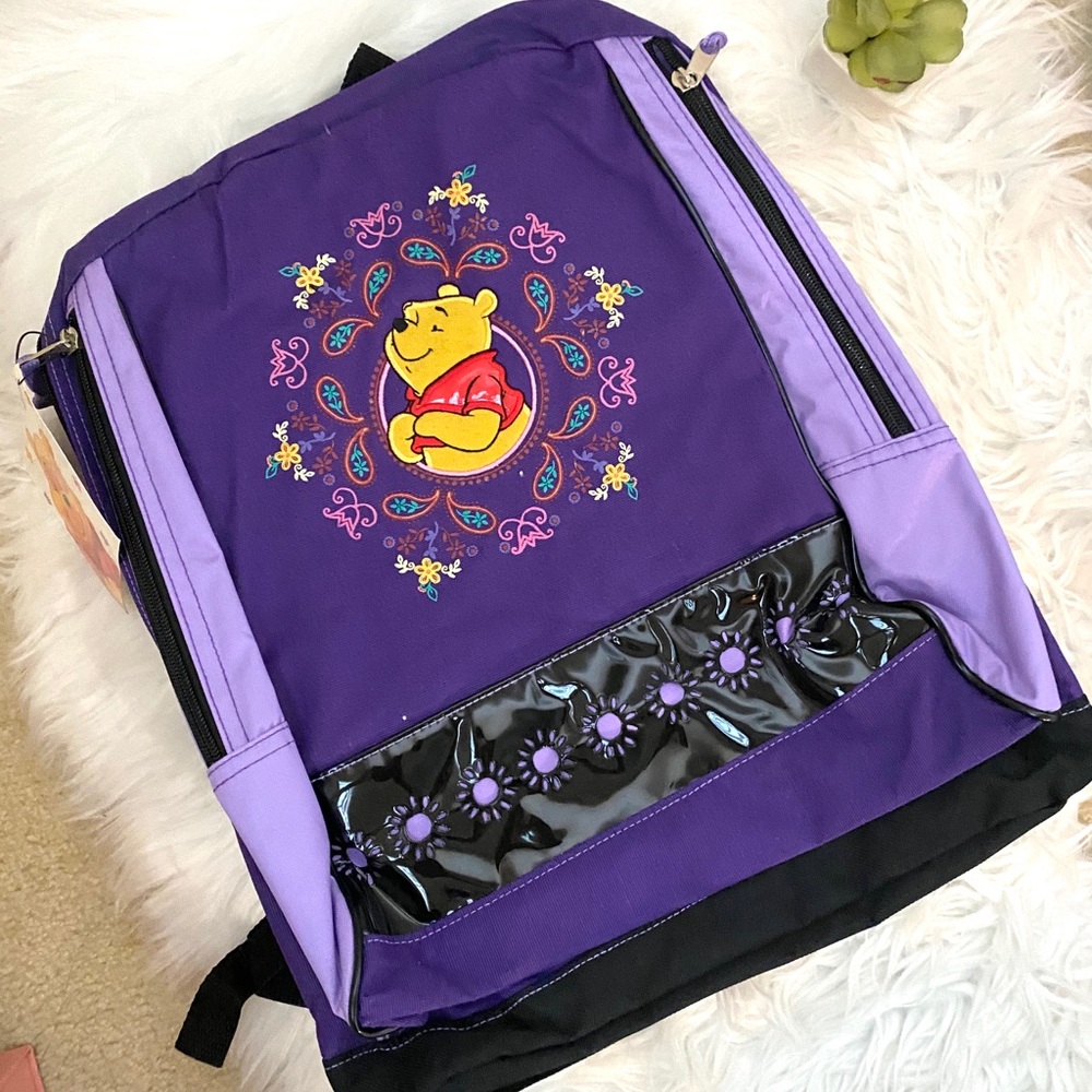 New Winnie the Pooh purple backpack - Picture 8 of 9